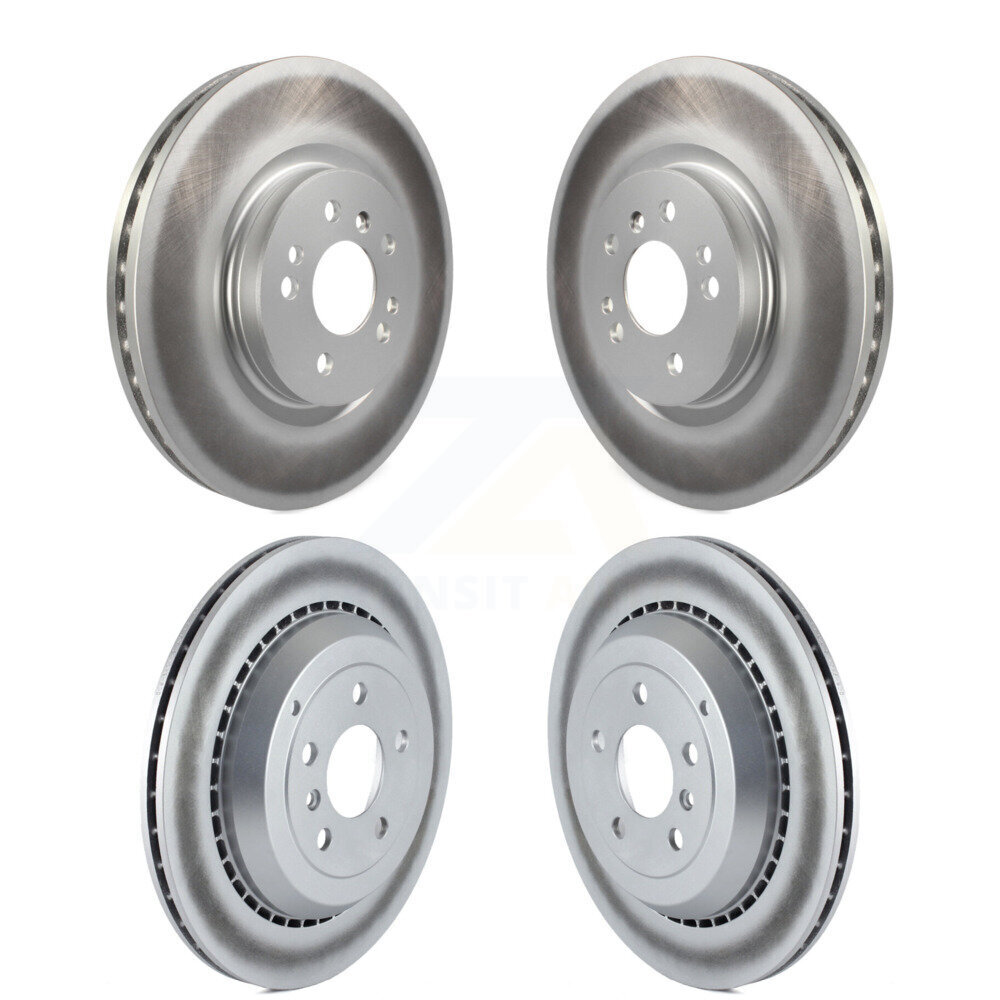 Front Rear Coated Brake Rotor Kit For Mercedes-Benz ML500 R320 R350 R500 With Vented KG-101009
