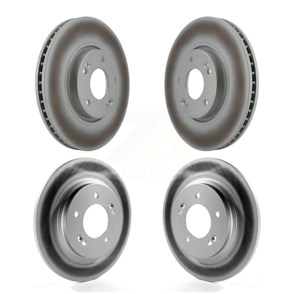 Front Rear Coated Disc Brake Rotors Kit For Kia Optima Hyundai Sonata Soul EV KG-101023