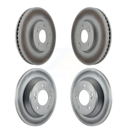 Front Rear Coated Disc Brake Rotors Kit For 2014-2017 Kia Rondo KG-101024
