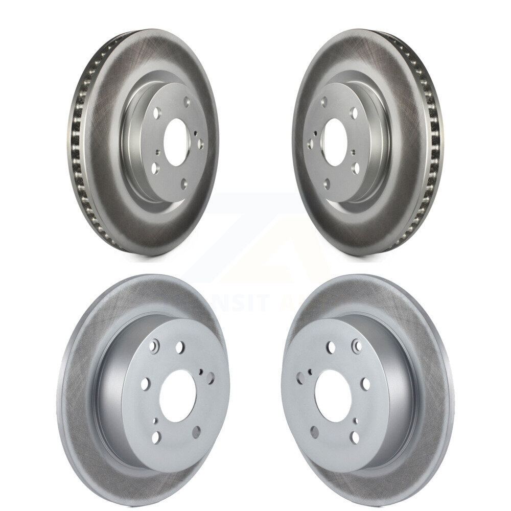 Front Rear Coated Disc Brake Rotors Kit For Toyota Matrix Pontiac Vibe KG-101026