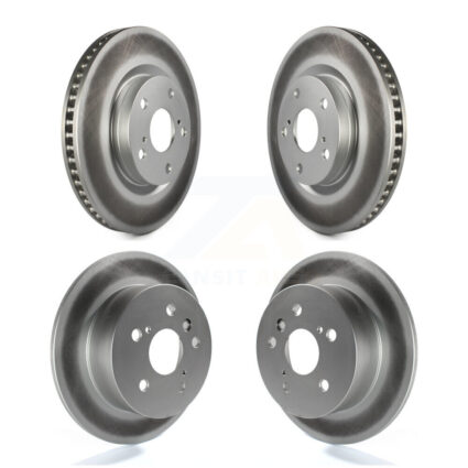 Front Rear Coated Disc Brake Rotors Kit For Toyota Camry Lexus ES350 Avalon KG-101027