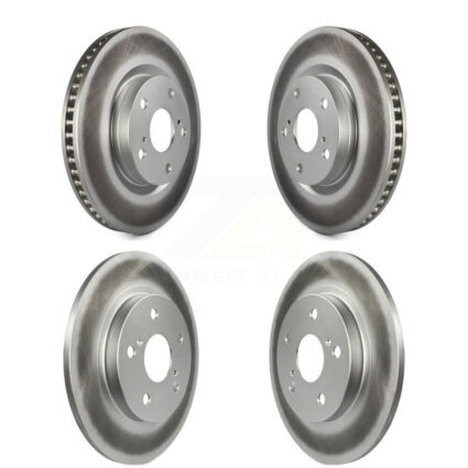 Front Rear Coated Disc Brake Rotors Kit For Toyota Matrix Pontiac Vibe Corolla iM Scion KG-101029