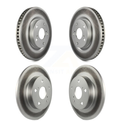 Front Rear Coated Disc Brake Rotors Kit For 2011-2016 Scion tC KG-101030