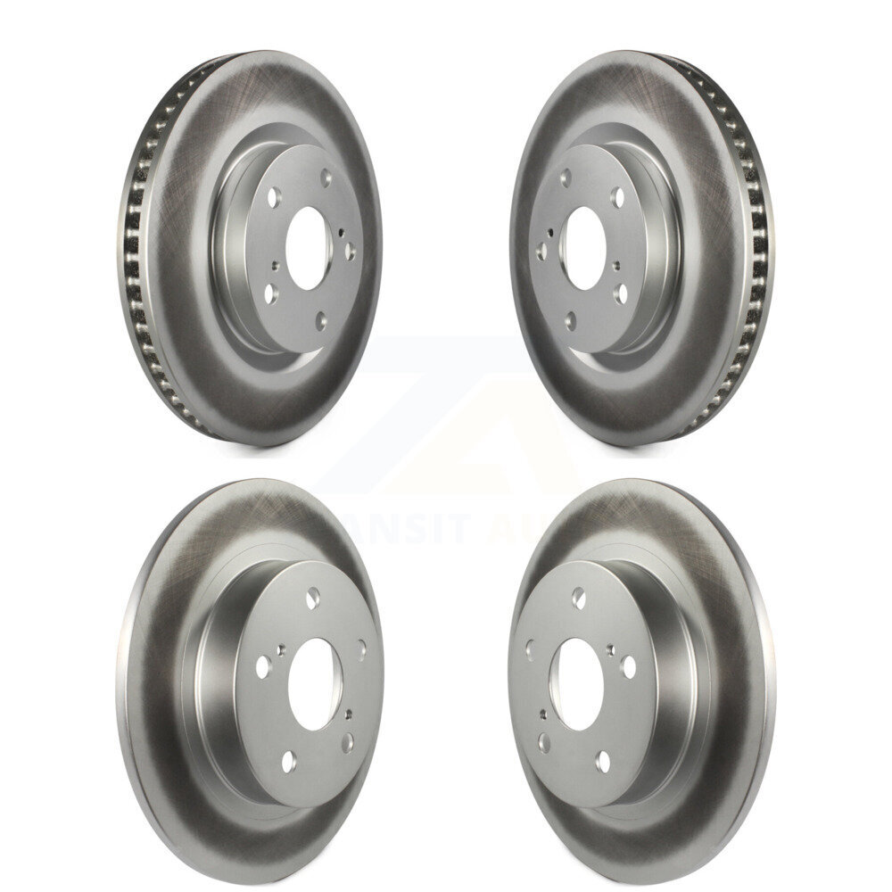 Front Rear Coated Disc Brake Rotors Kit For 2011-2016 Scion tC KG-101030