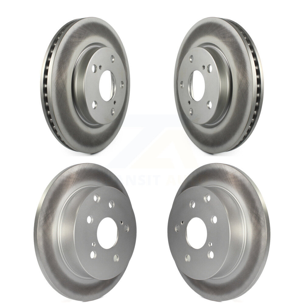 Front Rear Coated Disc Brake Rotors Kit For Toyota RAV4 Lexus HS250h KG-101034
