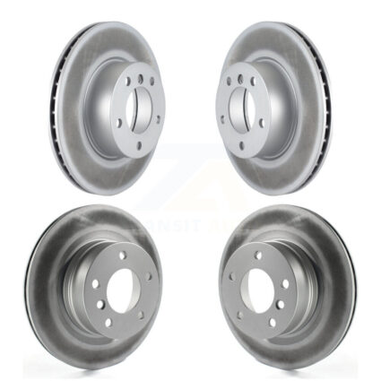 Front Rear Coated Disc Brake Rotors Kit For 2008-2013 BMW 128i KG-101038
