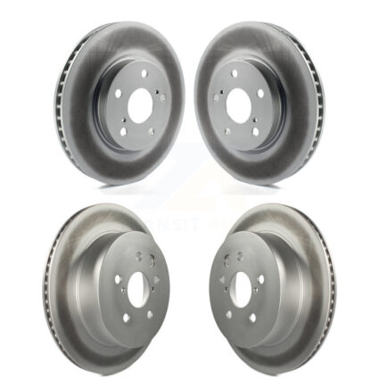 Front Rear Coat Brake Rotor Kit For 10-13 Lexus IS250 C Vehicles Built Canadian Market KG-101039