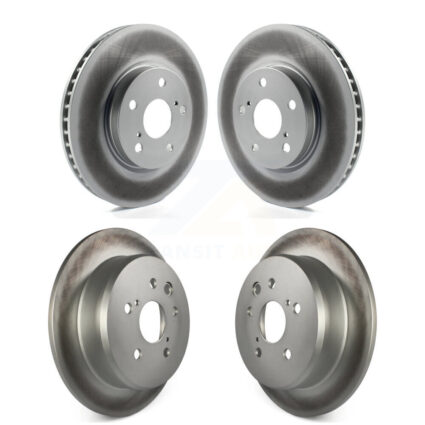 Front Rear Coated Disc Brake Rotors Kit For Lexus IS250 KG-101040