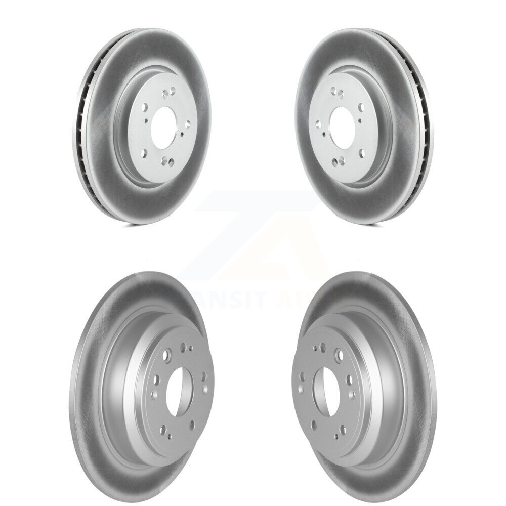 Front Rear Coated Disc Brake Rotors Kit For Honda Accord Crosstour KG-101044