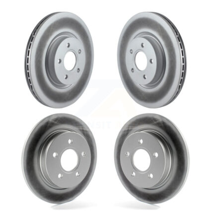 Front Rear Coat Disc Brake Rotor Kit For 2013-2018 Ford Focus ST With 320mm Diameter KG-101050