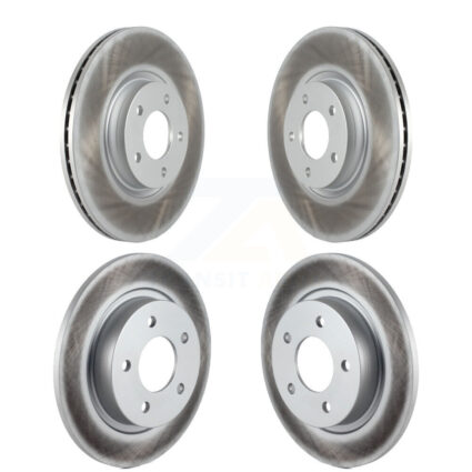 Front Rear Coated Disc Brake Rotors Kit For Mazda 3 KG-101058