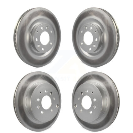 Front Rear Coated Disc Brake Rotors Kit For 2007-2015 Mazda CX-9 KG-101059
