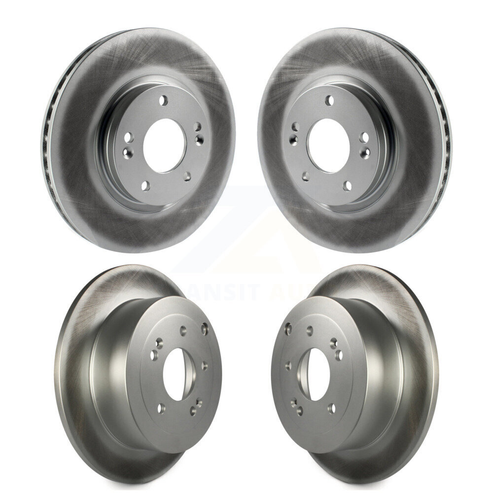 Front Rear Coated Disc Brake Rotors Kit For 2007-2009 Hyundai Santa Fe KG-101064