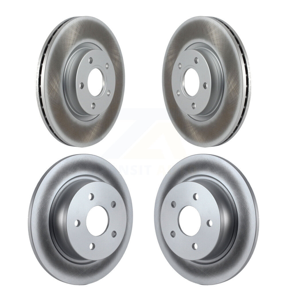 Front Rear Coated Disc Brake Rotors Kit For Ford Escape C-Max KG-101066