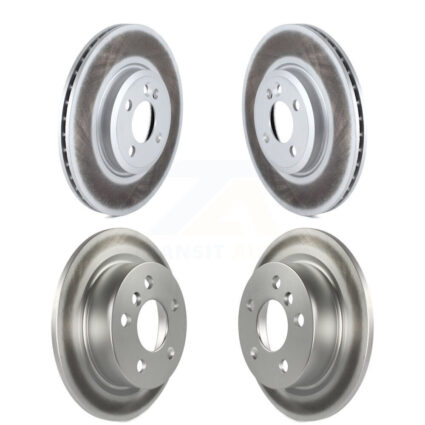Front Rear Coated Disc Brake Rotors Kit For 2015 Mini Cooper 2.0L/1.5L KG-101071