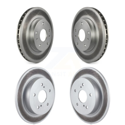 Front Rear Coated Disc Brake Rotors Kit For Suzuki SX4 Crossover KG-101074