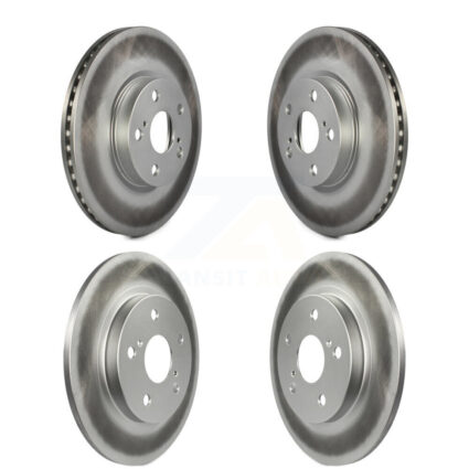 Front Rear Coat Disc Brake Rotor Kit For 2014 Toyota Matrix With 279mm Diameter KG-101077