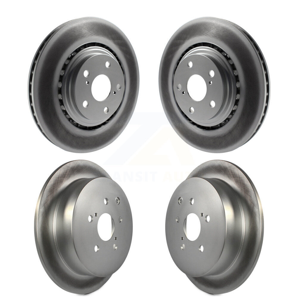 Front Rear Coated Disc Brake Rotors Kit For Toyota Sienna Highlander Lexus RX350 RX450h KG-101082