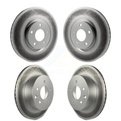 Front Rear Coated Disc Brake Rotors Kit For 2014-2017 Nissan Juke Nismo RS KG-101087