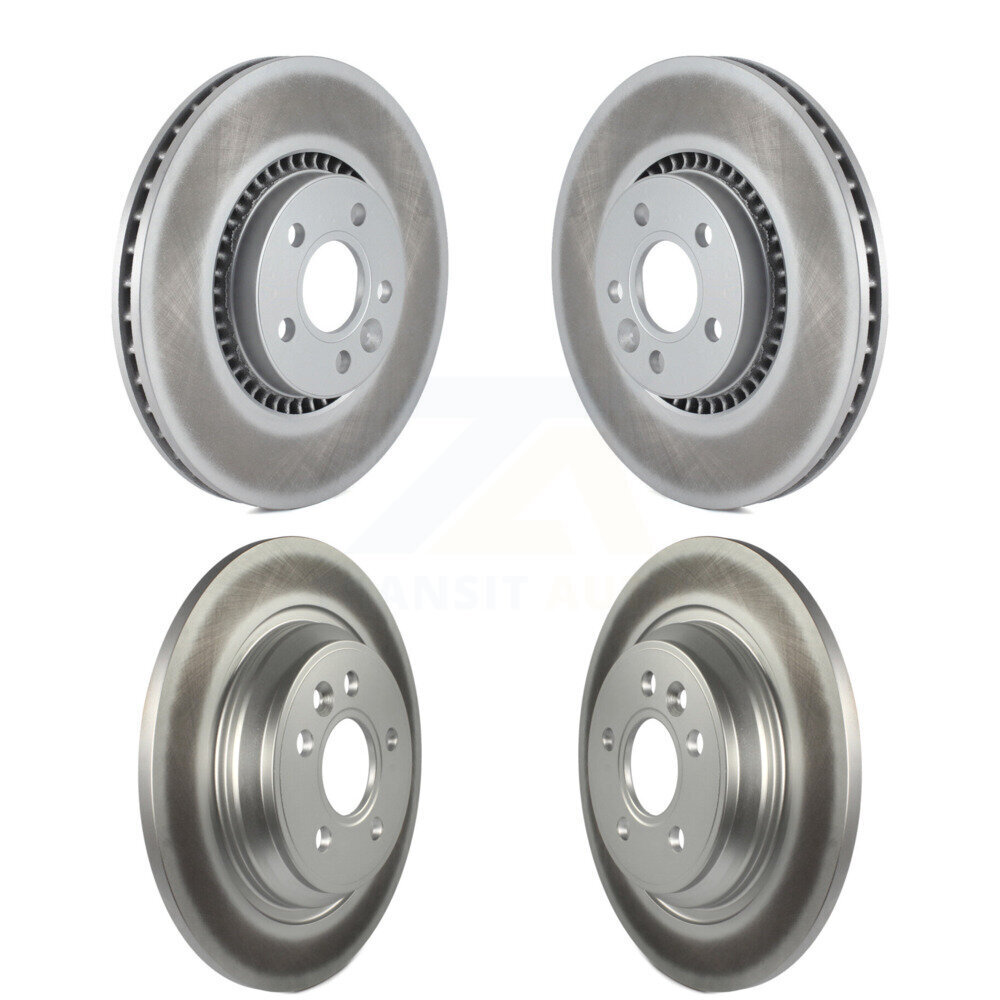 Front Rear Coated Disc Brake Rotors Kit For Volvo S60 V60 Cross Country V70 KG-101088