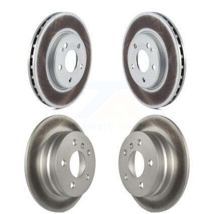 Front Rear Coated Disc Brake Rotors Kit For 2006-2011 Mercedes-Benz B200 KG-101101