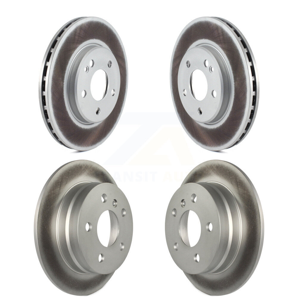 Front Rear Coated Disc Brake Rotors Kit For 2006-2011 Mercedes-Benz B200 KG-101101