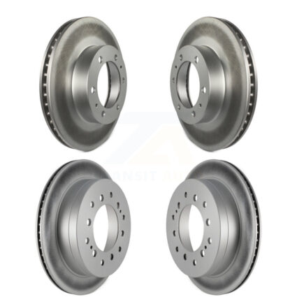 Front Rear Coated Disc Brake Rotors Kit For Toyota 4Runner FJ Cruiser KG-101102