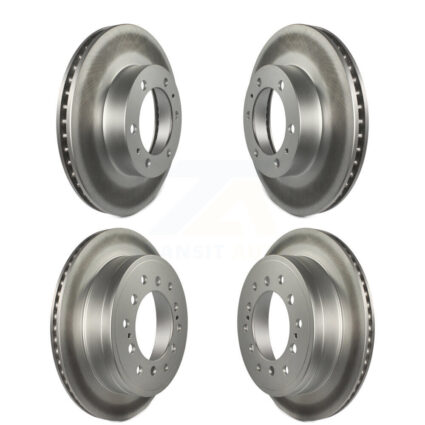 Front Rear Coated Disc Brake Rotors Kit For 2010-2014 Toyota FJ Cruiser KG-101103