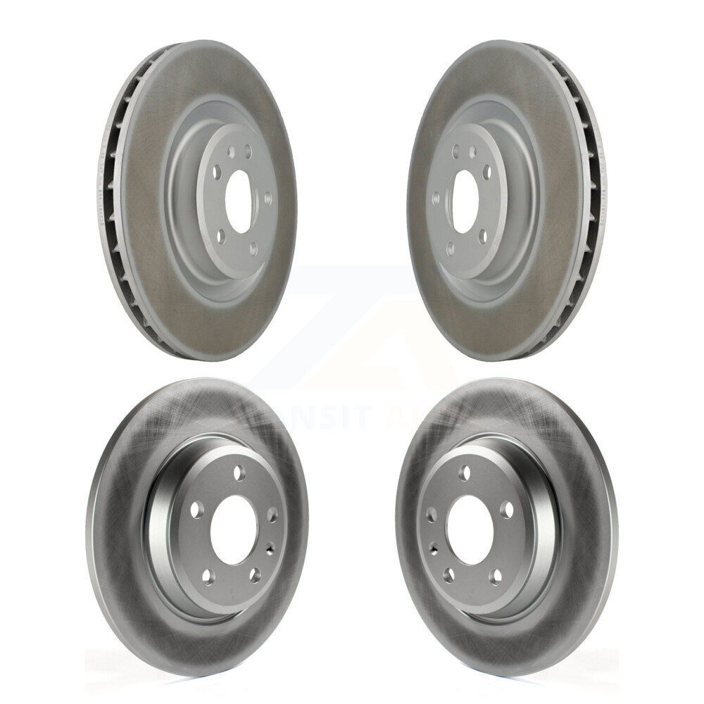 Front Rear Coated Disc Brake Rotors Kit For Audi Q5 A6 With 345mm Diameter Rotor KG-101105