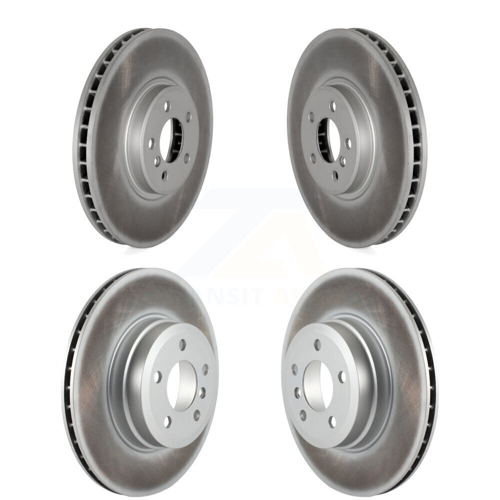 Front Rear Coated Disc Brake Rotors Kit For BMW X5 X6 xDrive50i KG-101111