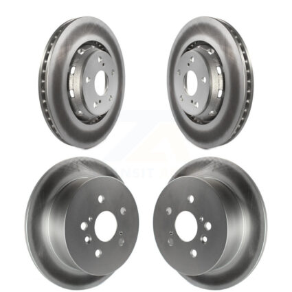 Front Rear Coated Disc Brake Rotors Kit For 2009-2016 Toyota Venza KG-101115