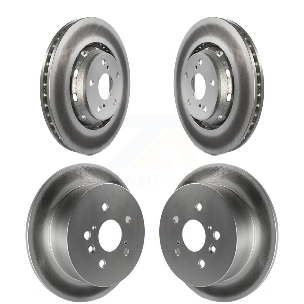 Front Rear Coated Disc Brake Rotors Kit For 2009-2016 Toyota Venza KG-101115