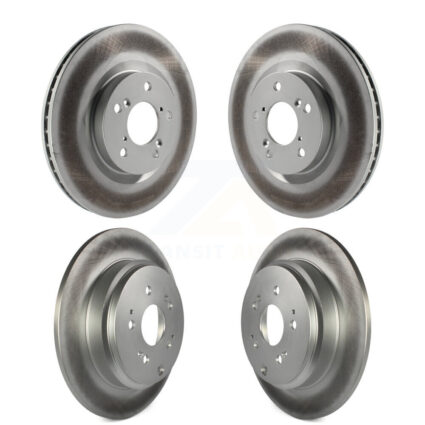 Front Rear Coated Disc Brake Rotors Kit For 2011-2014 Honda Odyssey KG-101116