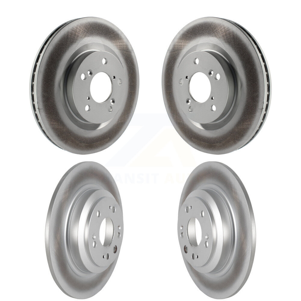 Front Rear Coated Disc Brake Rotors Kit For 2009-2014 Acura TL KG-101117