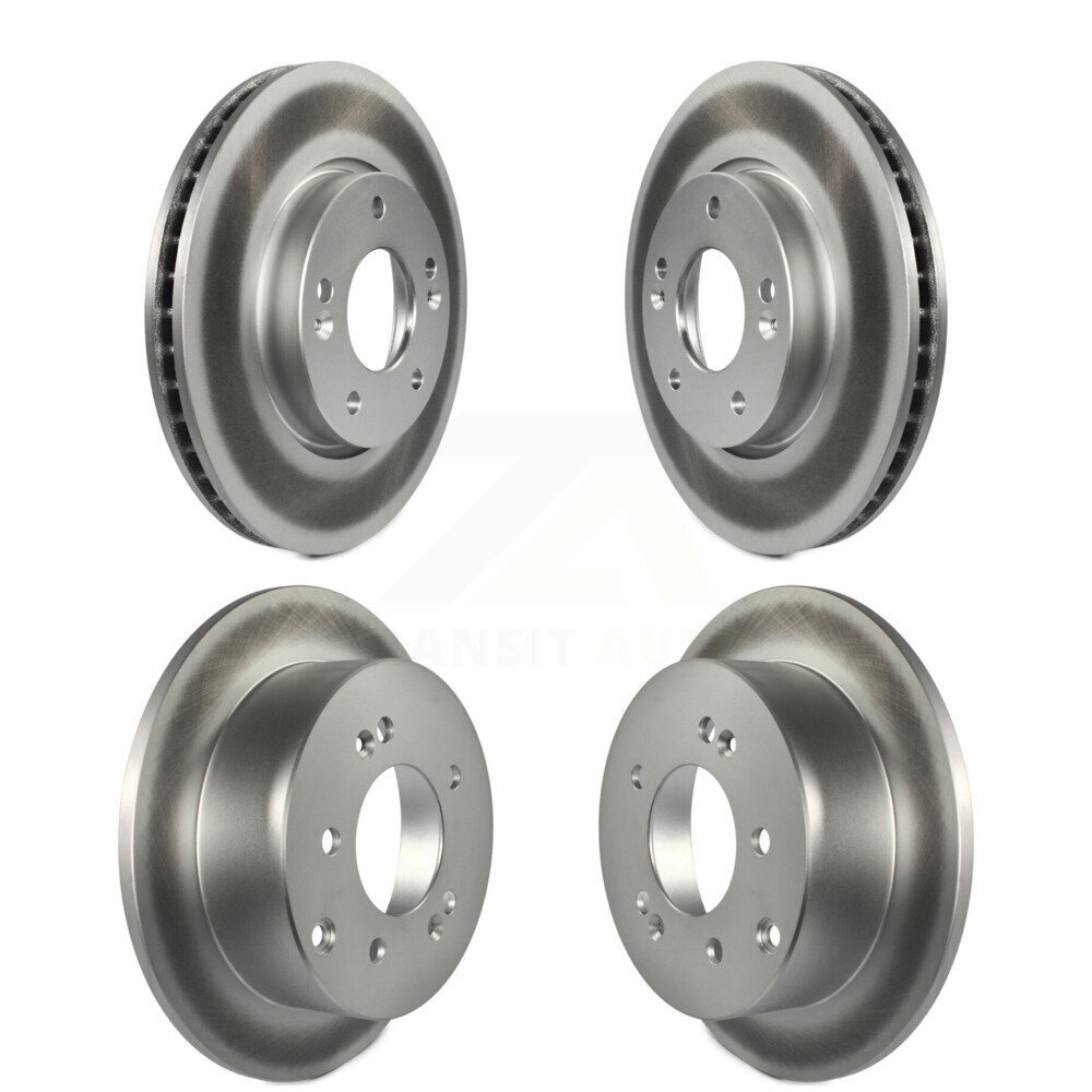 Front Rear Coated Disc Brake Rotors Kit For Kia Forte Soul Koup Forte5 KG-101121