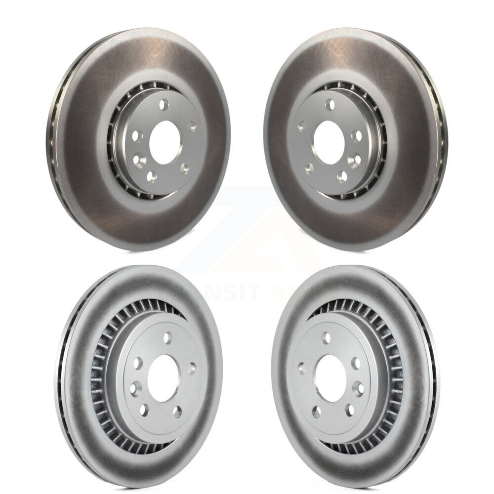 Front Rear Coated Disc Brake Rotors Kit For Volvo XC60 KG-101124