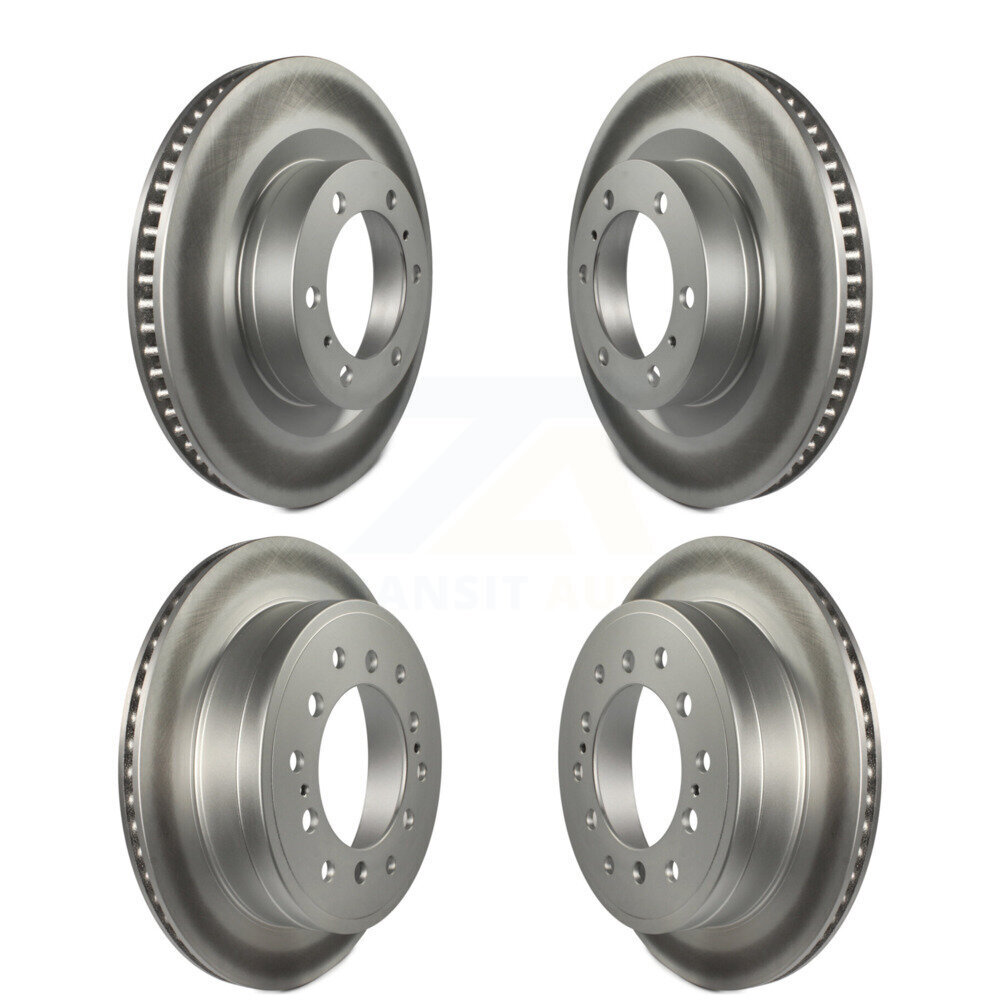 Front Rear Coated Disc Brake Rotors Kit For Toyota 4Runner Lexus GX460 KG-101126