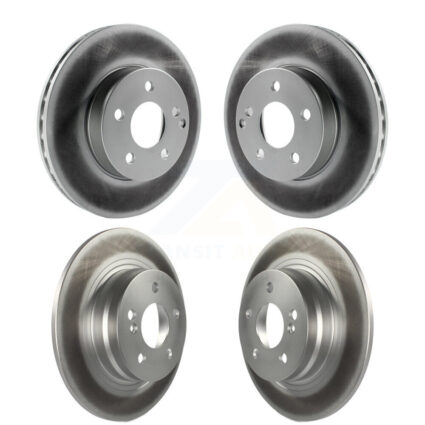 Front Rear Coated Disc Brake Rotors Kit For Mercedes-Benz C250 C230 KG-101127