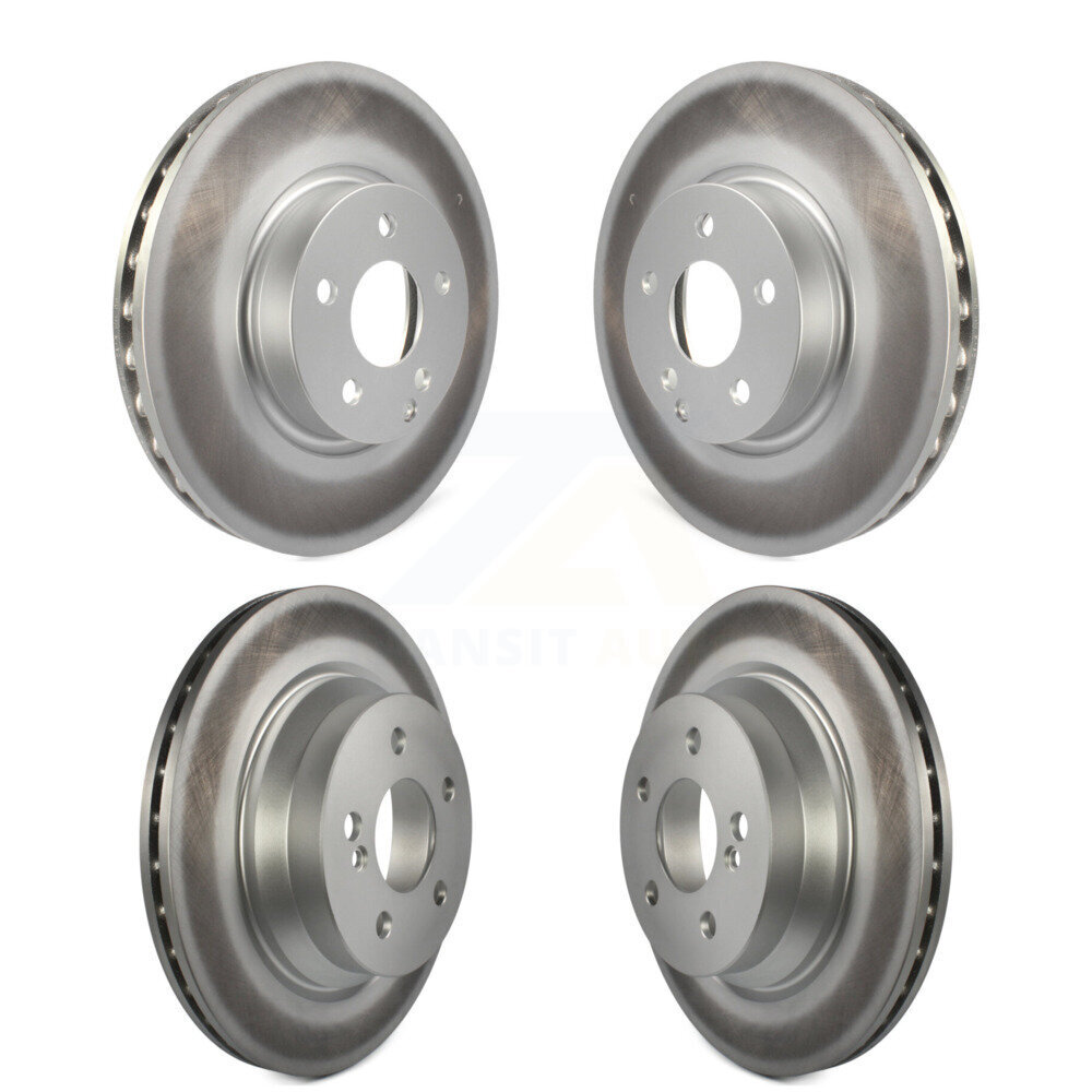 Front Rear Coated Disc Brake Rotors Kit For Mercedes-Benz E350 E400 KG-101131