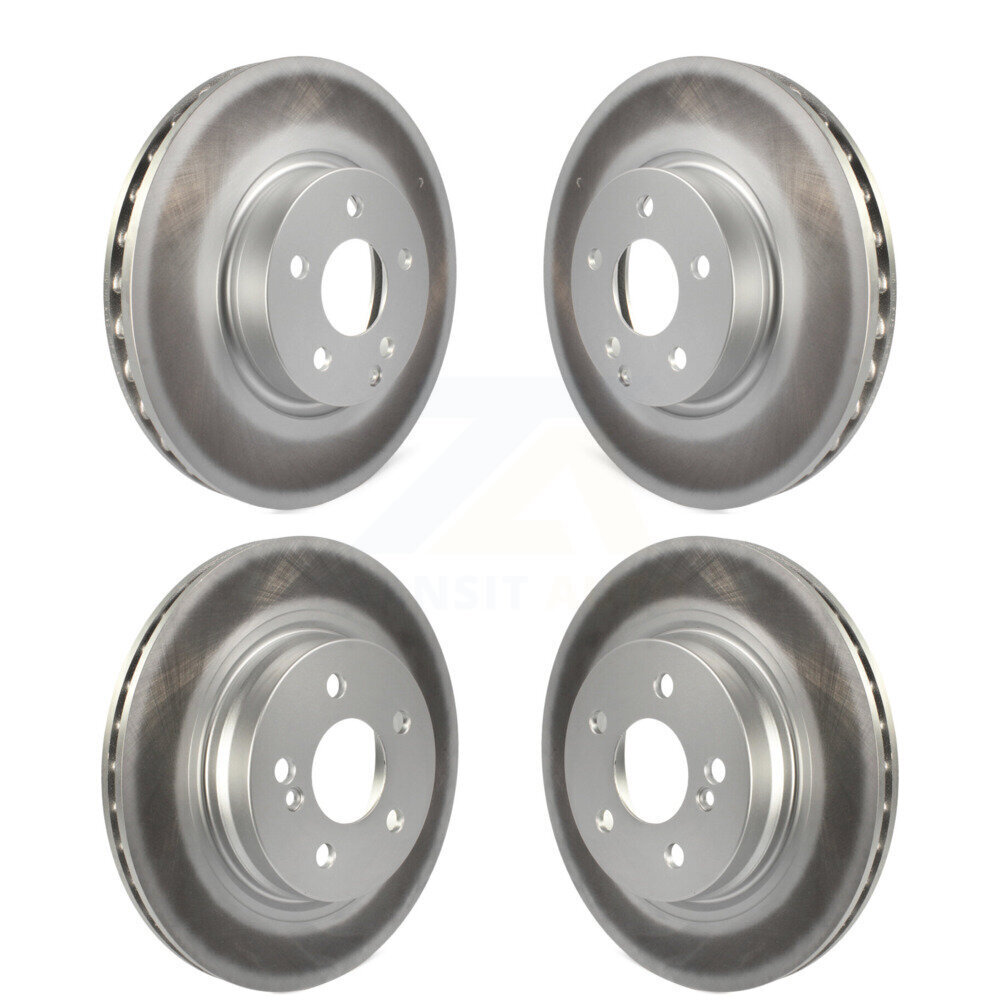 Front Rear Coated Disc Brake Rotors Kit For Mercedes-Benz C300 C350 E350 KG-101132