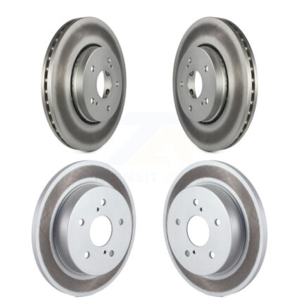 Front Rear Coated Disc Brake Rotors Kit For 2010-2013 Suzuki Kizashi KG-101135