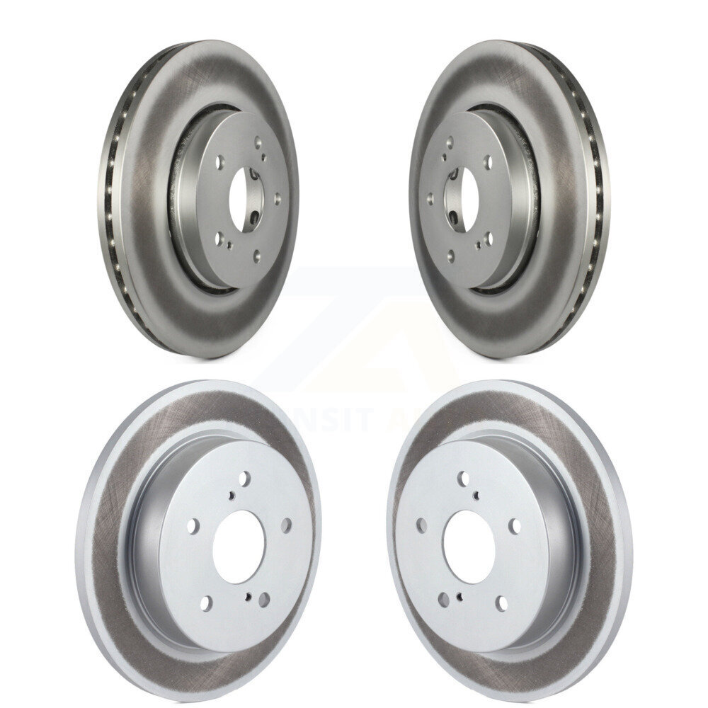 Front Rear Coated Disc Brake Rotors Kit For 2010-2013 Suzuki Kizashi KG-101135