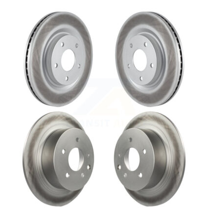 Front Rear Coated Disc Brake Rotors Kit For Nissan Sentra Juke KG-101137