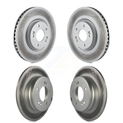Front Rear Coated Disc Brake Rotors Kit For Hyundai Tucson Kia Optima Cadenza Azera KG-101143