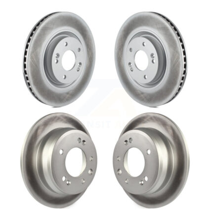 Front Rear Coat Brake Rotors Kit For 15 Hyundai Tucson FWD with FUEL CELL EV (FCEV) engine KG-101144