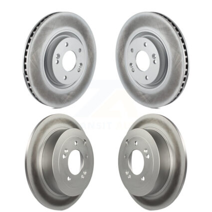 Front Rear Coated Brake Rotors Kit For Kia Sportage Turbocharged With Manual Parking KG-101146