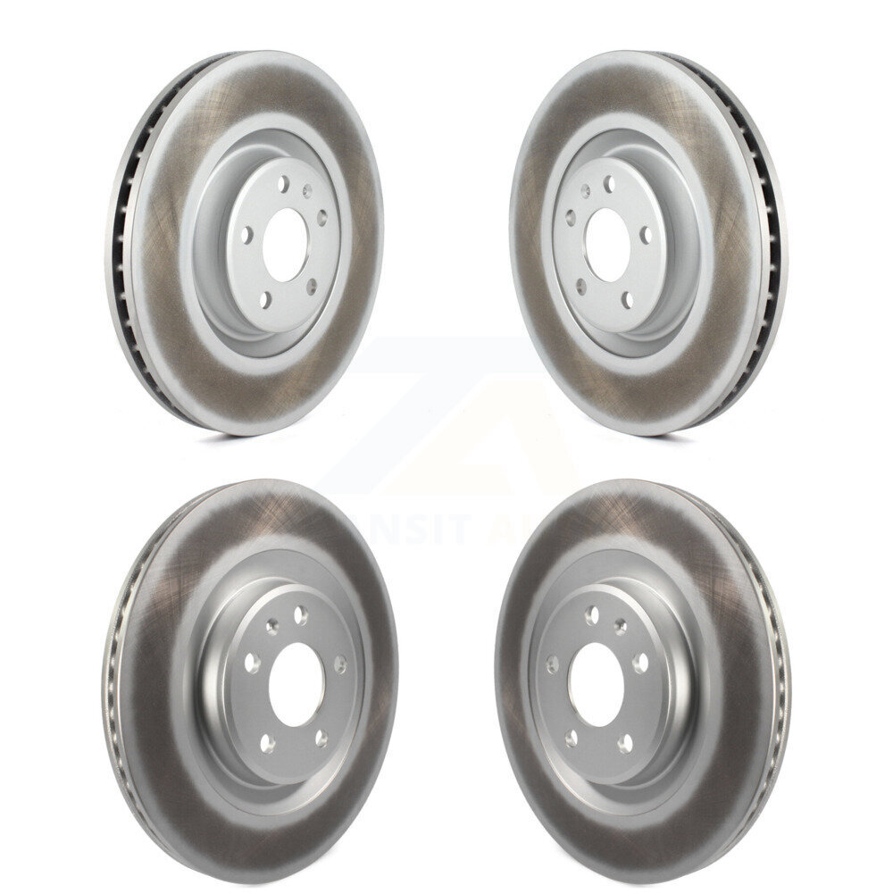 Front Rear Coated Disc Brake Rotors Kit For Audi A6 Quattro A7 KG-101151