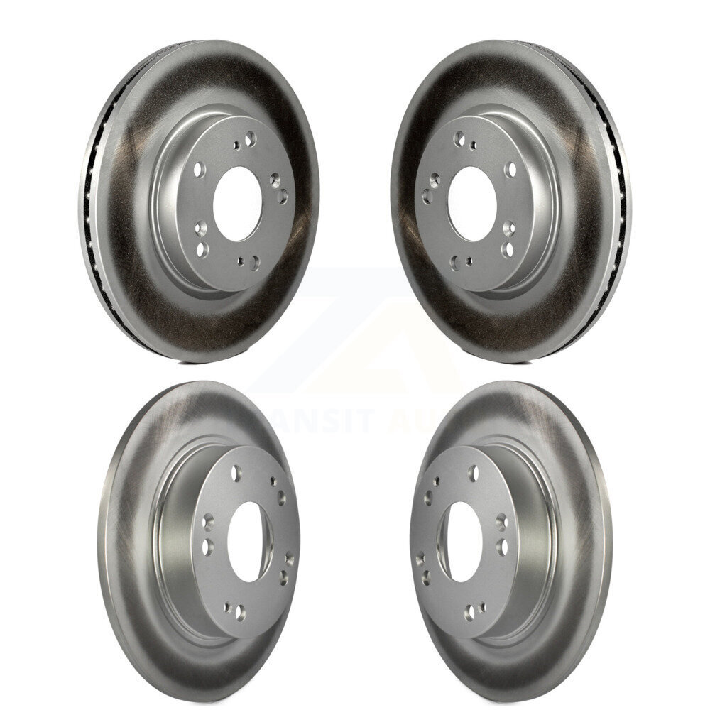 Front Rear Coated Disc Brake Rotors Kit For 2013 Acura ILX 2.0L KG-101159