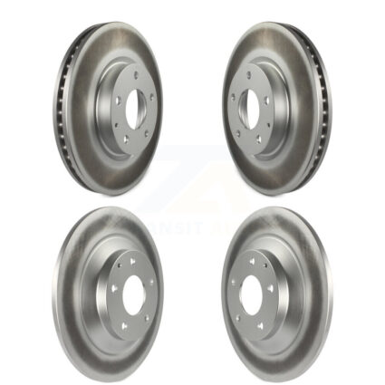 Front Rear Coated Disc Brake Rotors Kit For 2013-2015 Mazda CX-5 KG-101161
