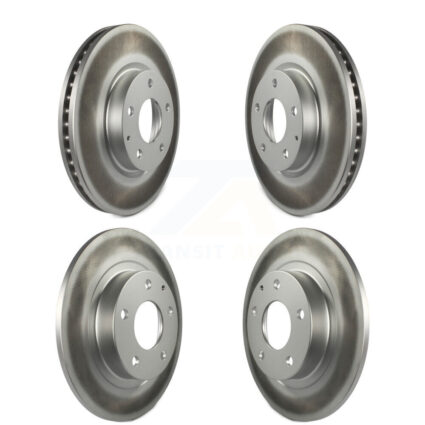Front Rear Coated Disc Brake Rotors Kit For 2014-2018 Mazda 6 KG-101162